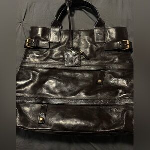 YSL Patent Brown Bag. Some stains see photos.